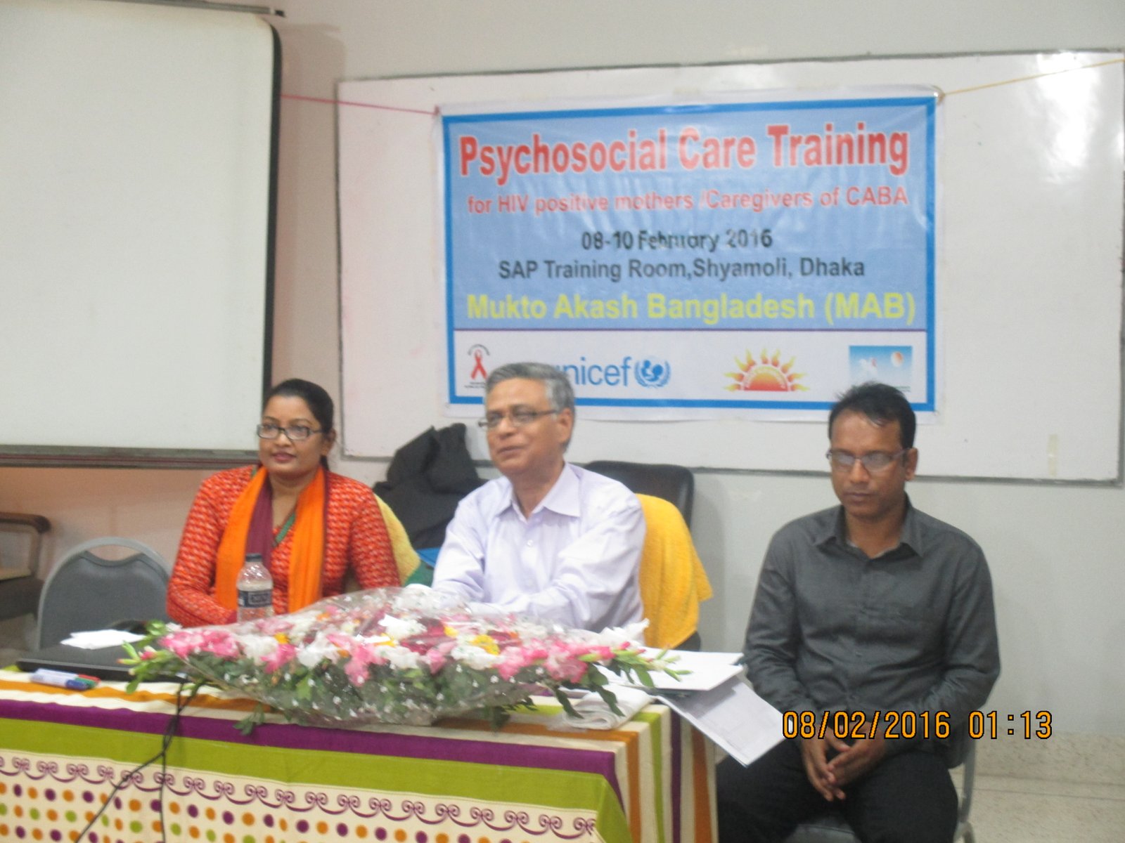Participate NASP Line Director in Psychosocial Care Training of MAB